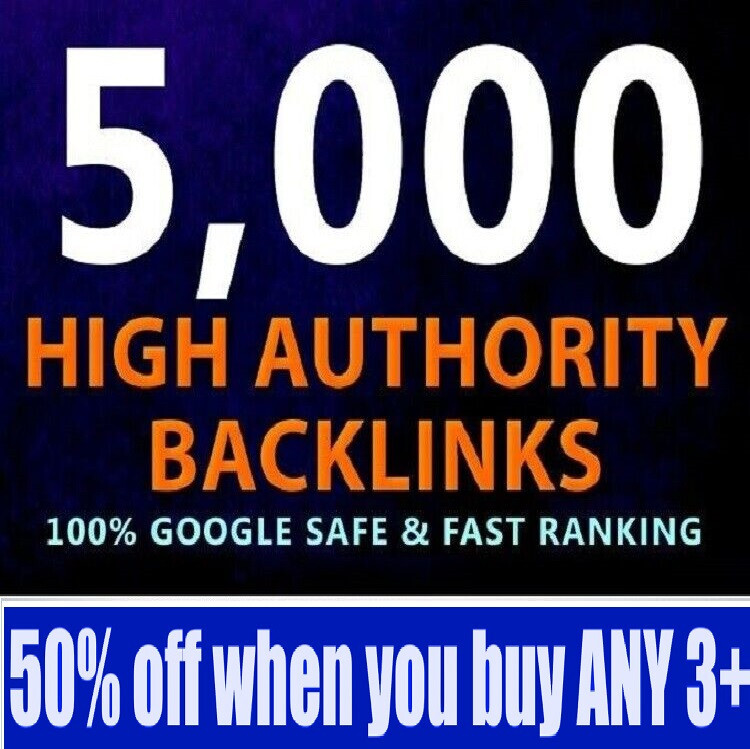 5,000 POWERFUL Contextual Dofollow Backlinks / SEO Link Building Service