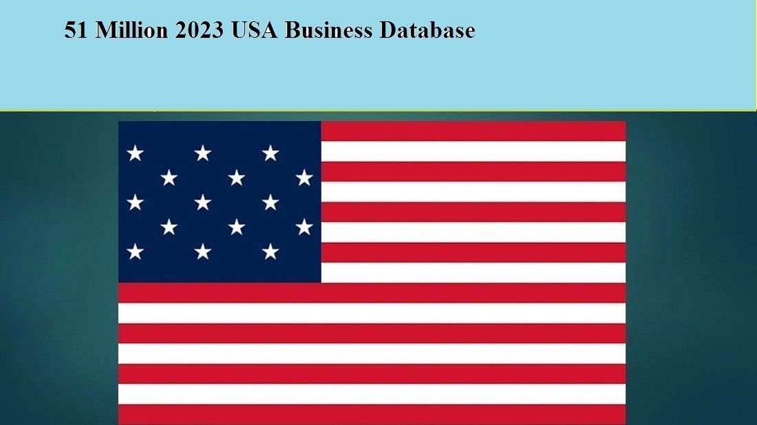 51 Million 2023 USA B2B Business Email Database Sales Leads list Marketing