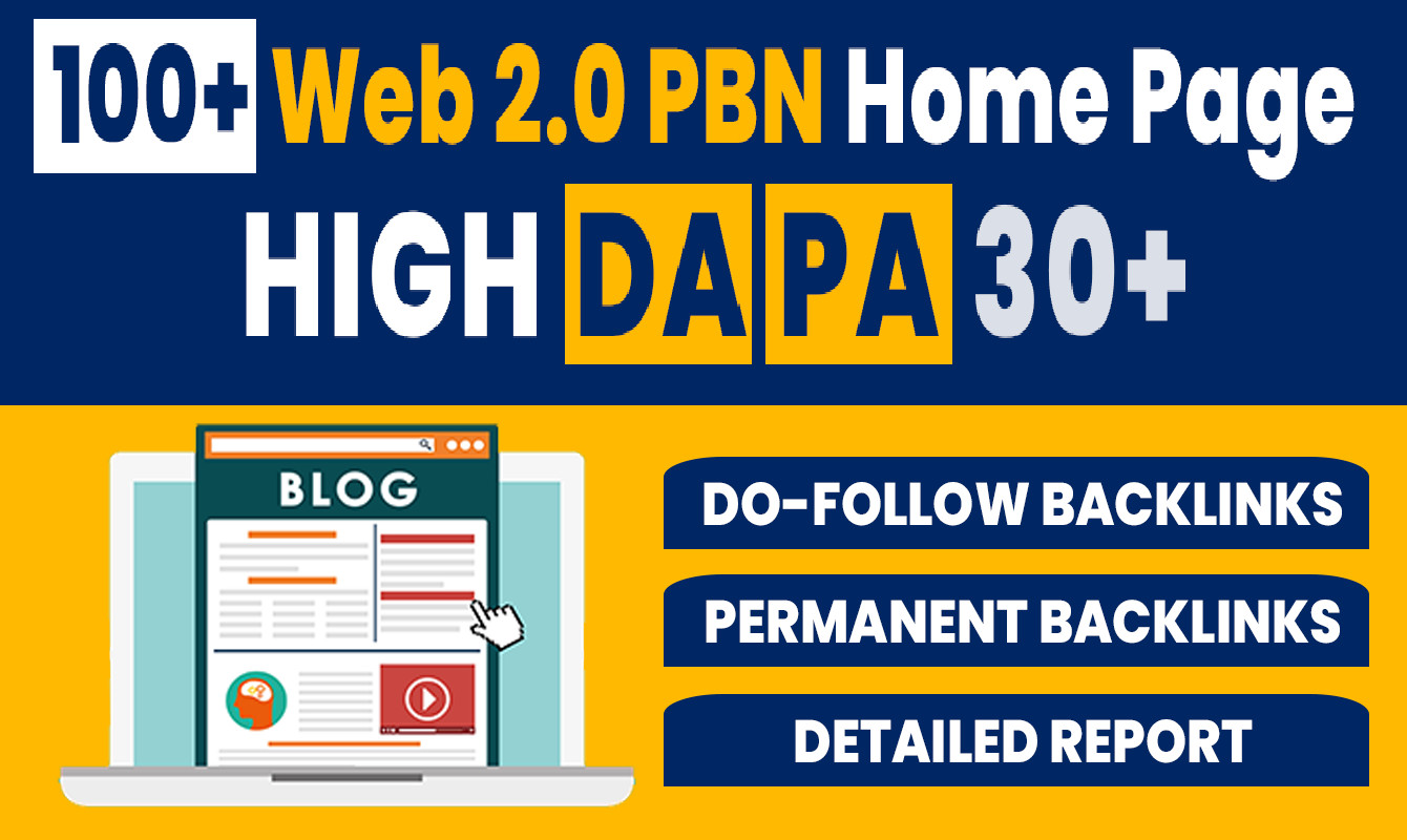 100 High DA (30+) Dofollow backlinks, 100% WhiteHat SEO Links